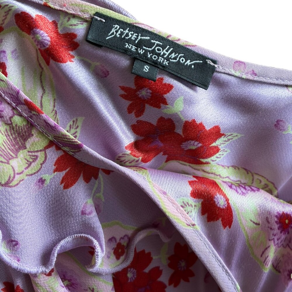Betsey Johnson | Vintage Y2K Floral Slip Dress - Size S